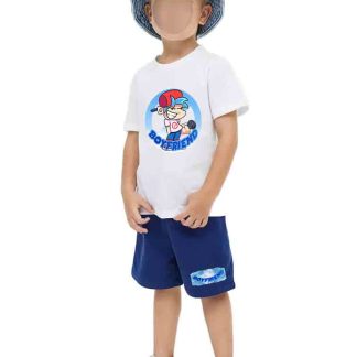 Boyfriend and friends Kids Short Sleeve T-shirt and Shorts Summer Outfits